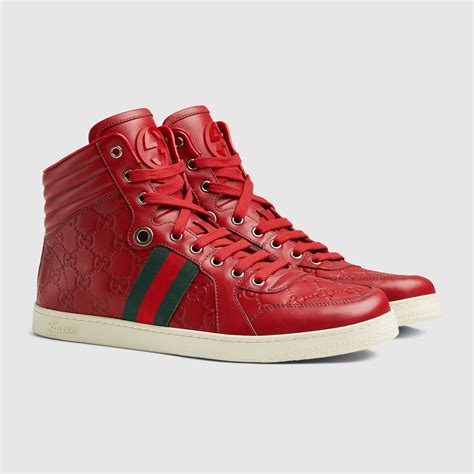 gucci guccissima sneakers|Gucci high top sneakers women's.